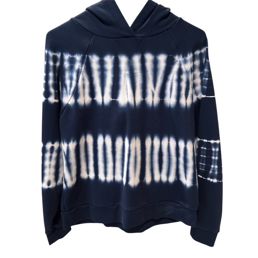 MADEWELL Retro Tie-Dye Hoodie size Medium Blue and white